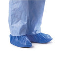 CS/1000  PLASTIC SHOE COVERS, BLUE, WATERPROOF.