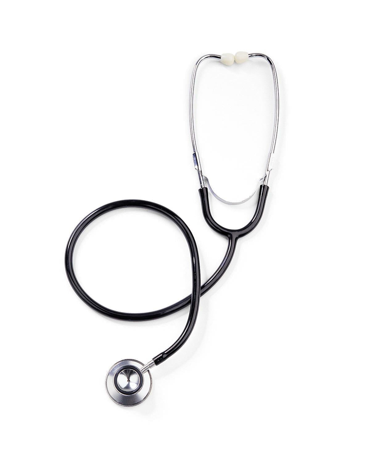 EA/1 MEDLINE DUAL HEAD STETHOSCOPE, BLACK.