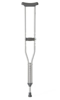 PAIR/1 ALUMINIUM ADJUSTABLE HEIGHT YOUTH CRUTCH, 4'6" -5'2"