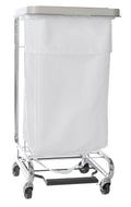 EA/1 LAUNDRY HAMPER BAG 30" X 40", DENIER NYLON WITH DRAWCORD, WHITE.7.2