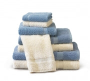 (CS/5) PK/12 MEDLINE BATH TOWEL, BLUE, 20 X 40, COTTON.