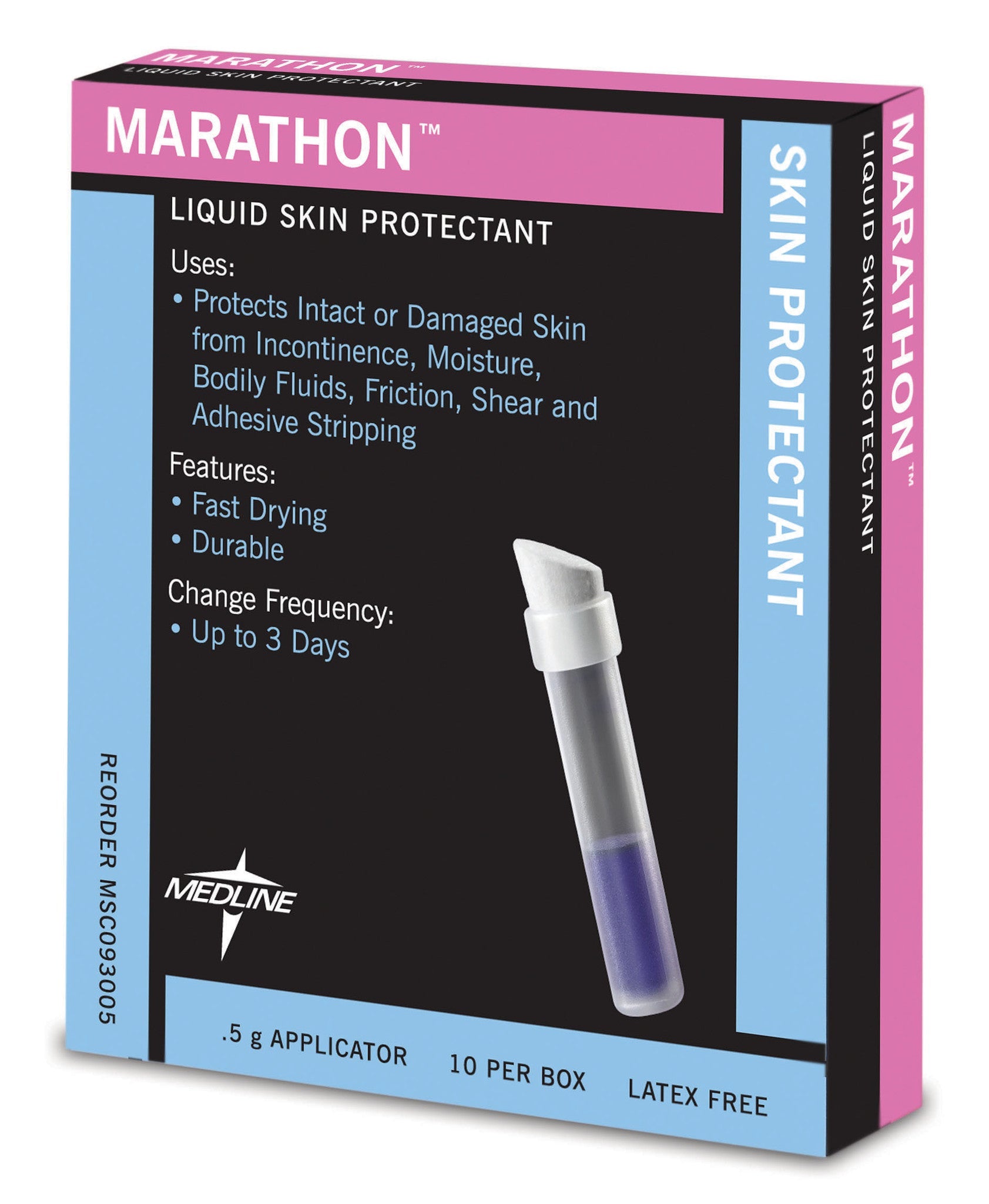 BX/5 MARATHON LIQUID SKIN PROTECTANT, 0.5G APPLICATOR, LATEX-FREE