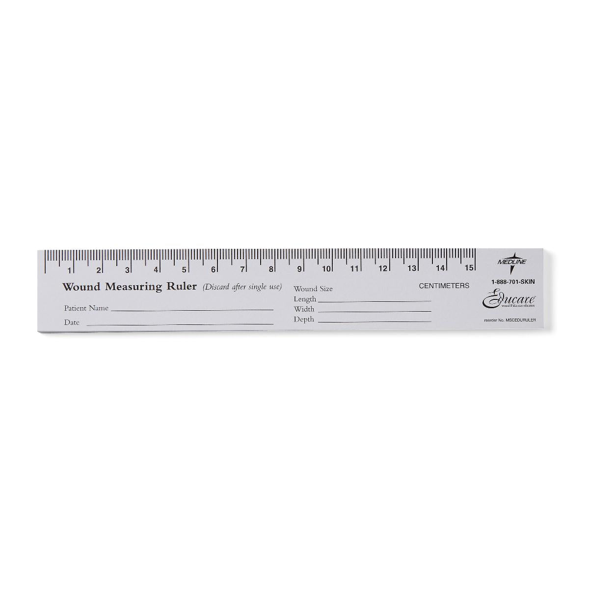 PK/250 EDUCARE WOUND RULER PAPER.