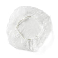 CS/500 DISPOSABLE PLASTIC SHOWER CAPS, CLEAR.