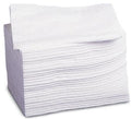 CS/500 MEDLINE DELUXE DRY DISPOSABLE WASHCLOTHS, WHITE 10" X 13".