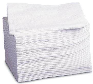 CS/500 MEDLINE DELUXE DRY DISPOSABLE WASHCLOTHS, WHITE 10" X 13".