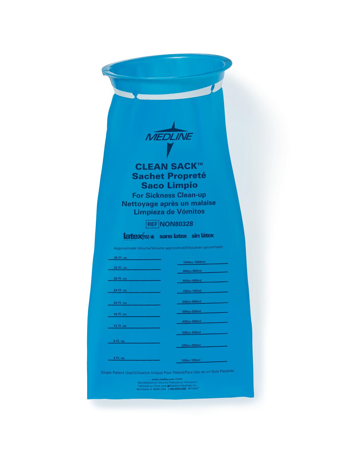BX/24 EMESIS SICKNESS BAG DISPOSABLE 1000ML CAPACITY