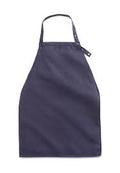 EA/1 MEDLINE APRON STYLE DIGNITY ADULT BIB W/SNAP ,NAVY BLUE,15.76" X 11.82"