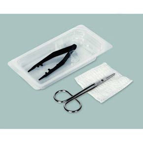 (CS50)  EA/1 SUTURE REMOVAL TRAY, WRAPPED, LATEX-FREE