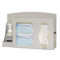 EA/1 RESPIRATORY HYGIENE STATION FOR MASKS, SANITIZER AND TISSUE
