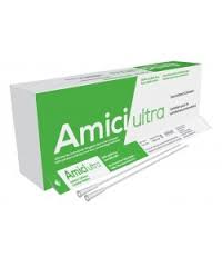BX/100 AMICI ULTRA MALE INTERMITTENT CATHETERS, SIZE 12FR 16IN