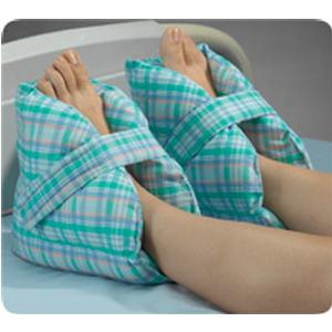EA/1 POSEY HEEL PILLOWS 10" X 9" PASTEL PLAID,WASHABLE,COMFORTABLE