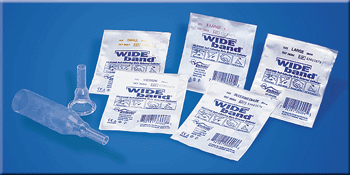 BX/100  WIDE BAND SILICONE SELF-ADHERING EXTERNAL CATHETER, SIZE 25MM