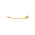 BX/10 GOLD SILICONE COATED 3-WAY FOLEY CATHETER, 24FR 30CC