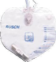 EA/1 BEDSIDE URINE BAG W/ ANTI REFLUX, SIZE 2000ML