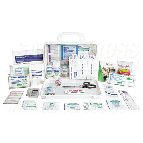 EA/1 FIRST AID KIT, SPORTS DELUXE, 16 UNIT, PLASTIC BOX