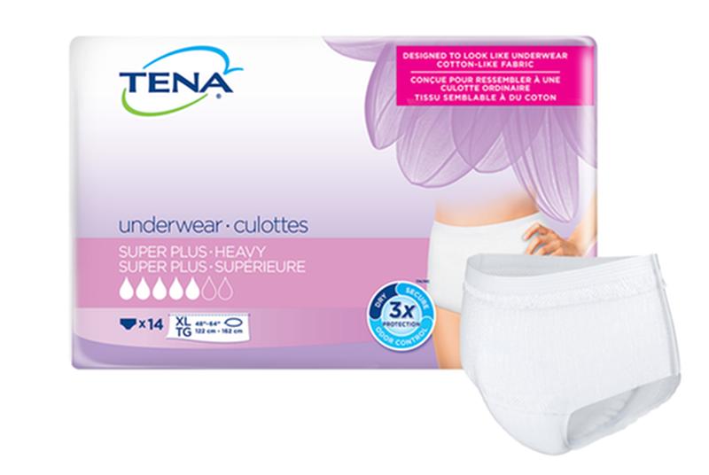 TENA® Women™ Super Plus Heavy Protective Incontinence Underwear, Super Absorbency, X-Large