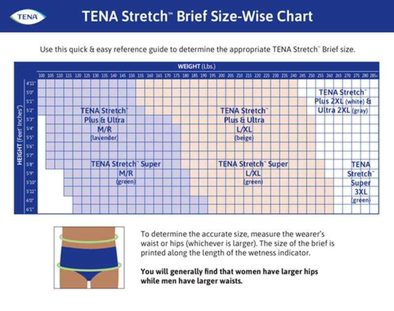 TENA® Stretch™ Super Bariatric Incontinence Brief, Super Absorbency, 3X-Large