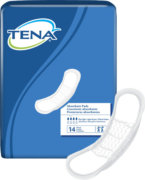 TENA® Day Light 2 Piece Heavy Incontinence Pad, Light Absorbency