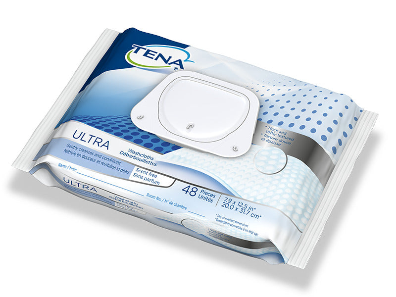 TENA® Ultra Washcloth - Scent Free