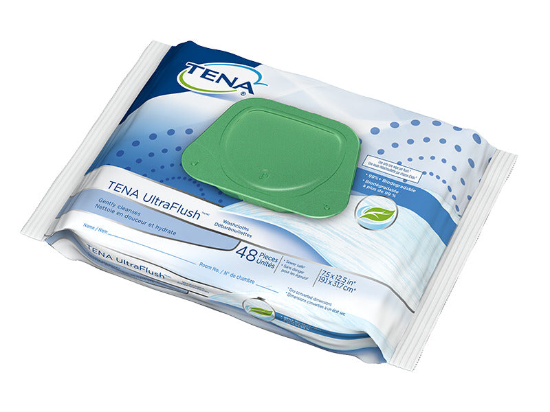TENA® UltraFlush™ Washcloth