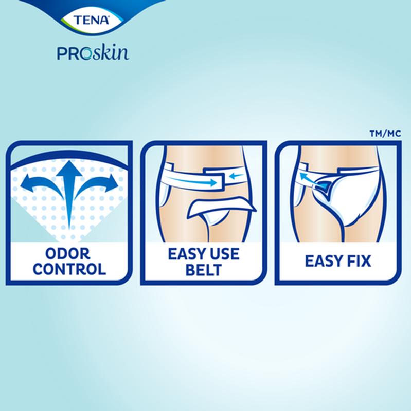 TENA® ProSkin™ Flex Super Brief, Maximum Absorbency, Size 8/Small
