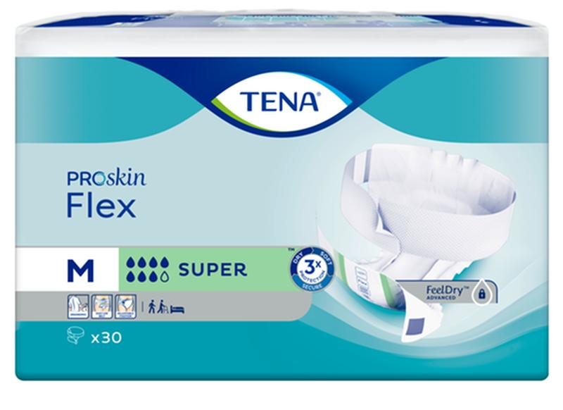 TENA® ProSkin™ Flex Super Brief, Maximum Absorbency, Size 12/Medium