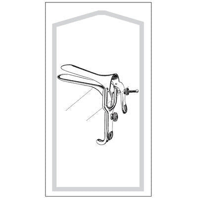 CS/50  VAGINAL SPECULUM STERILE, MEDIUM
