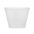 PK/100  GRADUATED PLASTIC MEDICINE CUPS, 1OZ