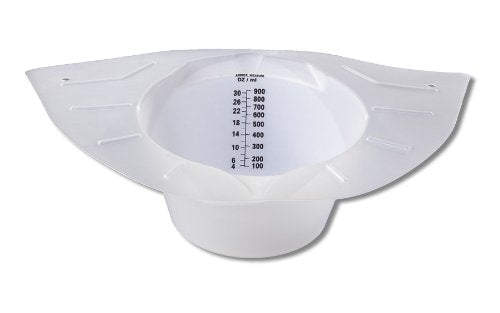 CS/100  PLASTIC SPECIMEN CONTAINER, 800CC WHITE, W/O COVER (MEXICAN HAT)