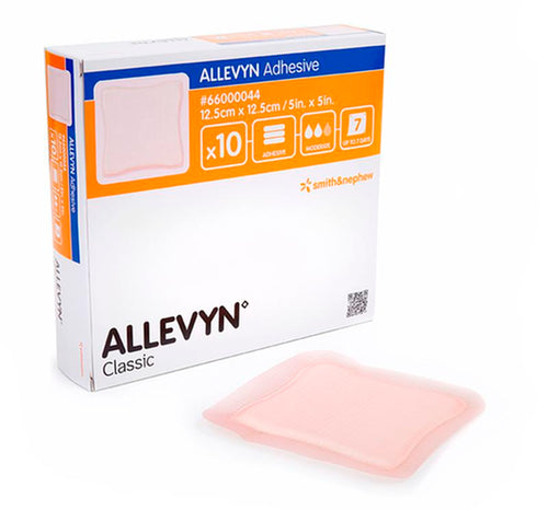BX/10 ALLEVYN ADHESIVE FOAM DRESSING, SIZE 17.5CM X 17.5CM