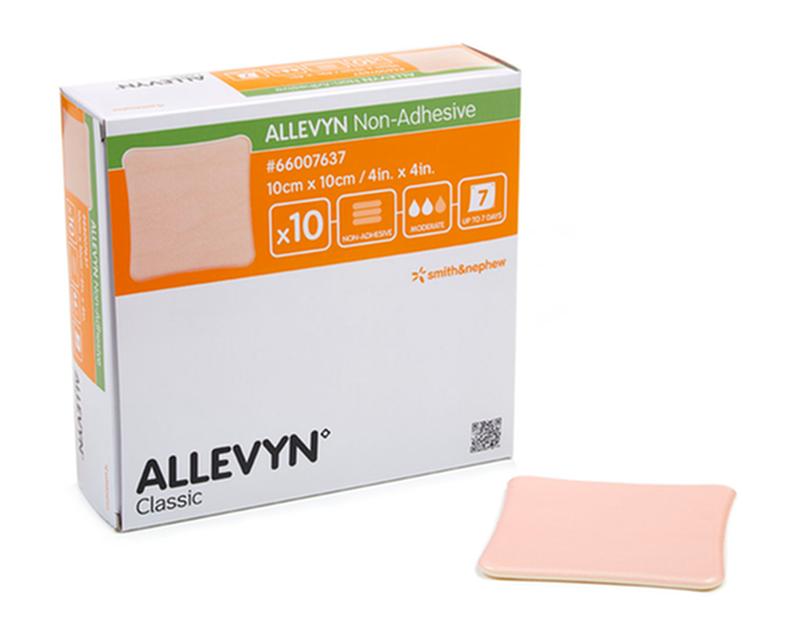 BX/10 ALLEVYN NON ADHESIVE FOAM DRESSING, SIZE 10CM X 10CM
