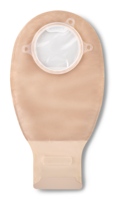BX/10 NATURA PLUS DRAINABLE POUCH WITH INVISICLOSE TAIL CLOSURE SYSTEM AND WINDOW, NO FILTER, OPAQUE WITH TWO SIDED COMFORT PANEL, 70MM (2 3/4")