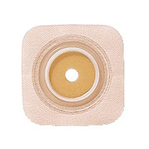 Natura® Stomahesive® Skin Barrier, 4" x 4" (10cm x 10cm) Tan, Cut-to-Fit Stoma Opening 1/2" - 3/4" (13mm - 19mm), Flange 1-1/4" (32mm) - Box of 10