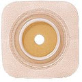 Natura® Stomahesive® Skin Barrier, 5" x 5" (12.5cm x 12.5cm) Tan, Cut-to-Fit Stoma Opening 1/2" - 2-1/4" (13mm - 57mm), Flange 2-3/4" (70mm) - Box of 10