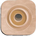 Natura® Flexible Stomahesive® Skin Barrier, 5" x 5" (12.5cm x 12.5cm) Tan, Pre-Cut Stoma Opening 1-3/4" (45mm), Flange 2-1/4" (57mm) - Box of 10