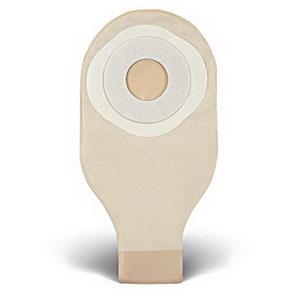 ActiveLife® One-Piece Stomahesive® Skin Barrier, Pre-Cut Stoma Opening 3/4" (19mm), Drainable Pouch, Opaque 12" (30.5cm), Tail Clip - Box of 20