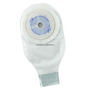 ActiveLife® One-Piece Durahesive® Skin Barrier, Pre-Cut Stoma Opening 1-3/8" (35mm), Drainable Pouch, Transparent 12" (30.5cm), Tail Clip - Box of 5