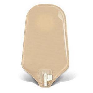 Natura® Two-Piece Urostomy Pouch, Flange 1-1/4" (32mm), Opaque 10" (25.4cm), Accuseal® Tap - Box of 10