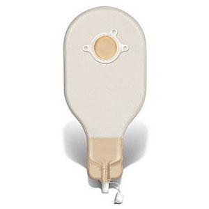Natura® Two-Piece High Output Drainable Pouch, Flange 2-3/4" (70mm), Opaque 14" (35.5cm), Spout - Box of 5