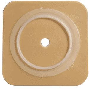 Natura® Durahesive® Skin Barrier, 6" x 6" (15cm x 15cm) , Cut-to-Fit Stoma Opening 1/2" - 3-1/2" (13mm - 90mm), Flange 4" (100mm) - Box of 5