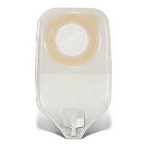 Esteem synergy® One-Piece Urostomy Pouch, Stoma Opening 1-3/8" (35mm), Transparent 10-1/4" (26.2cm), Accuseal® Tap - Box of 10