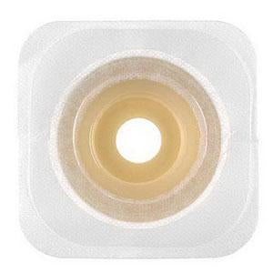 Esteem synergy® Convex Durahesive® Skin Barrier, 4" x 4" (10cm x 10cm) White, Moldable Stoma Opening 1/2" - 7/8" (13mm - 22mm) - Box of 10