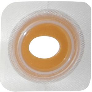 Natura® Durahesive® Skin Barrier, 5" x 5" (12.5cm x 12.5cm) White, Moldable Stoma Opening 1-3/4" - 2 1/8" (45mm - 56mm), Flange 2-3/4" (70mm) - Box of 10