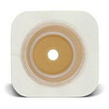 Natura® Flexible Durahesive® Skin Barrier, 4" x 4" (10cm x 10cm) White, Cut-to-Fit Stoma Opening 1/2" - 1" (13mm - 25mm), Flange 1-1/2" (38mm) - Box of 10