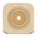 Natura® Flexible Durahesive® Skin Barrier, 4" x 4" (10cm x 10cm) Tan, Cut-to-Fit Stoma Opening 1/2" - 1-1/4" (13mm - 32mm), Flange 1-3/4" (45mm) - Box of 10
