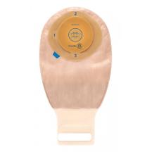 Esteem®+ One-Piece Stomahesive® Skin Barrier, Moldable Stoma Opening 1-3/16" - 1-9/16" (30mm - 40mm), Drainable Pouch, Transparent 12" (30.5cm), Tail Clip - Box of 10