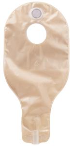 Natura® Two-Piece High Output Drainable Pouch, Flange 2-3/4" (70mm), Transparent 14" (35.5cm), Spout - Box of 5