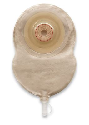 Esteem®+ Flex Convex Hydrocolloid Skin Barrier, Cut-to-Fit Stoma Opening , Urostomy Pouch, Opaque with Easy-View Window 7-2/3" (19.5cm), Soft-Tap - Box of 10