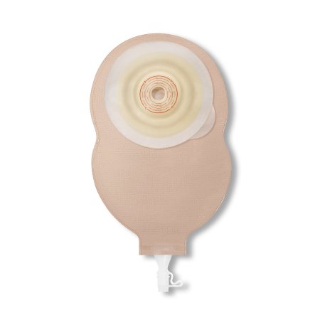 Esteem®+ Soft Convex Hydrocolloid Skin Barrier, Cut-to-Fit Stoma Opening , Urostomy Pouch, Opaque with Easy-View Window 7-2/3" (19.5cm), Soft-Tap - Box of 10